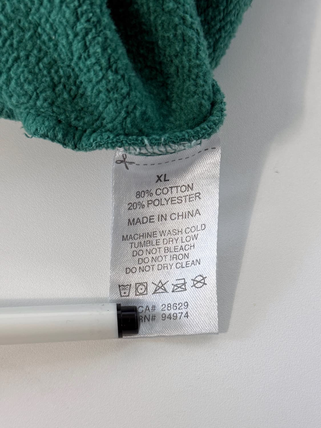 스투시 오버핏 미드 스탁로고 그린 스웻 후드 상품이미지5