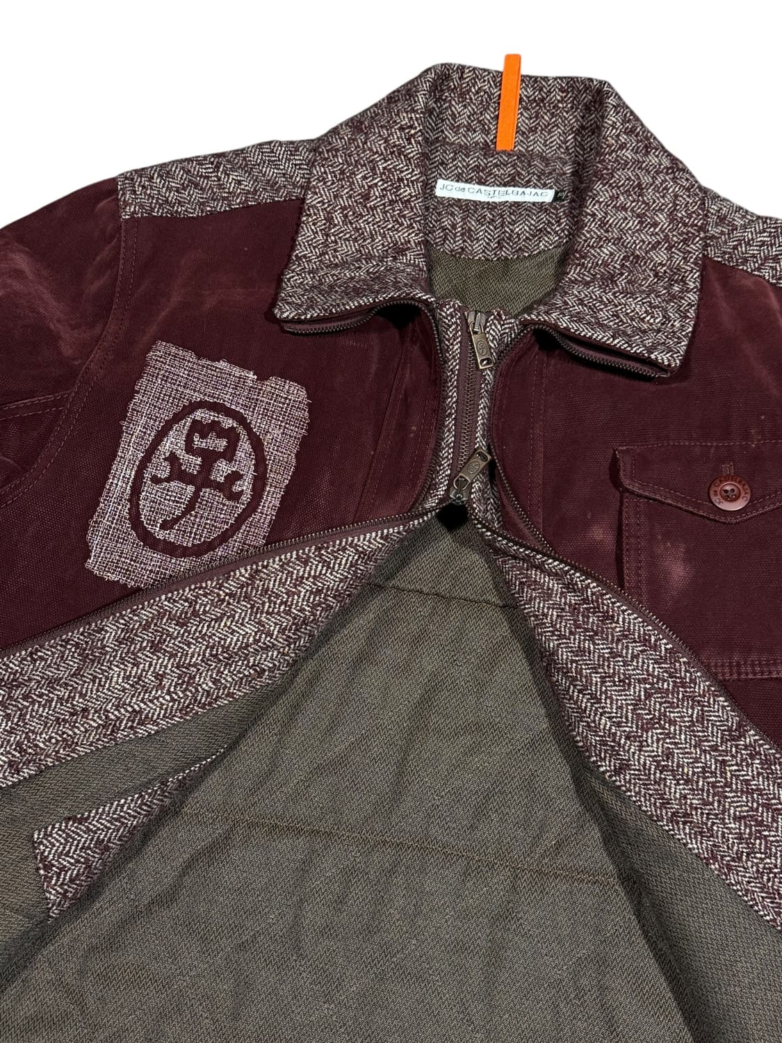 Castelbajac 까스텔바작 헤링본 디테일 워크자켓 상품이미지4