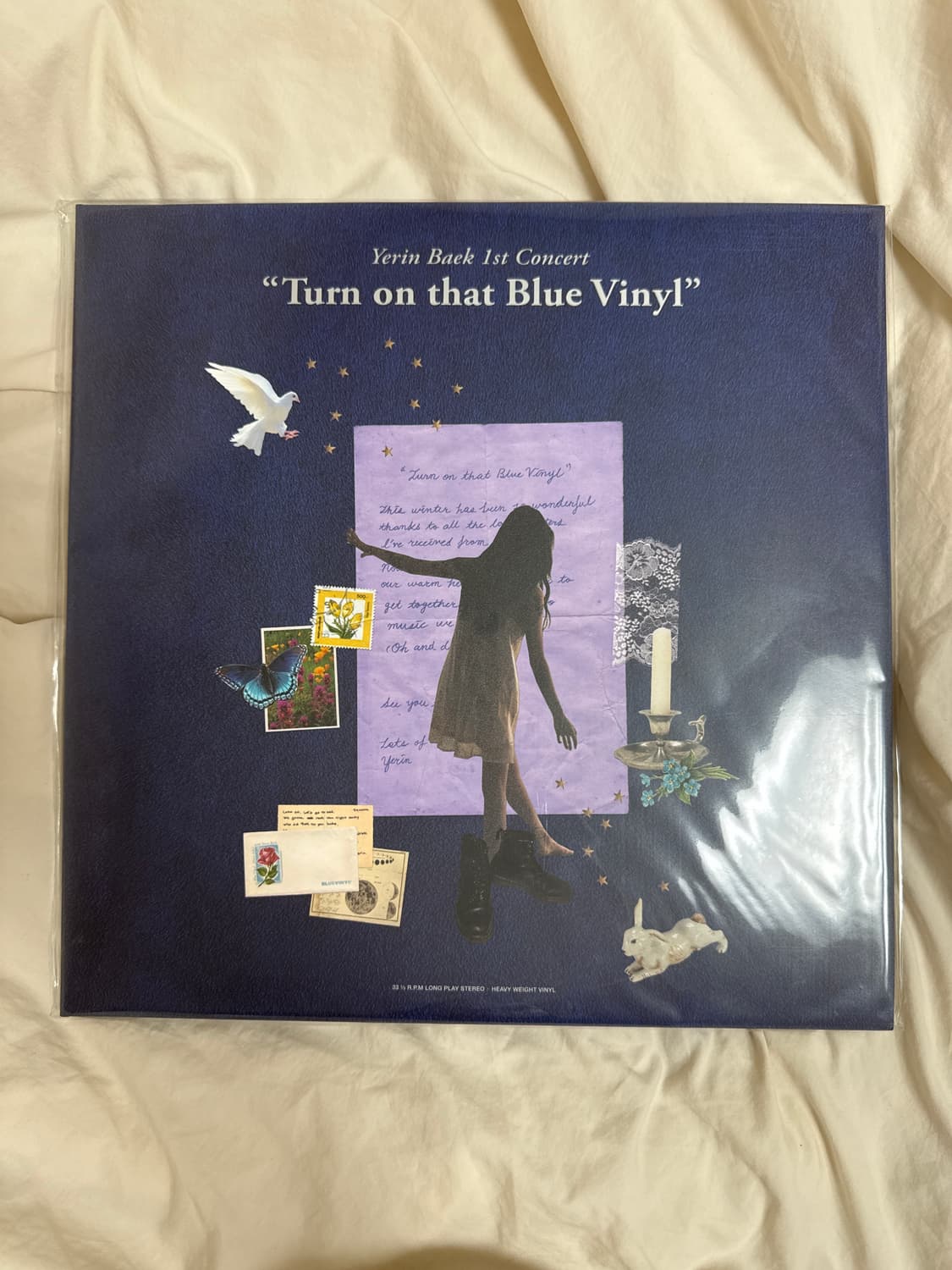 백예린 1st 콘서트 LP Turn on that Blue Vinyl 상품이미지1