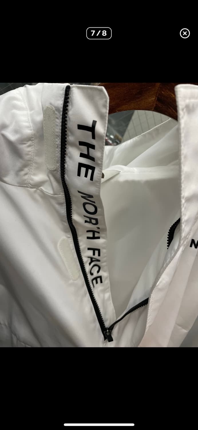 노스페이스 화이트라벨 뉴달톤 화이트 아노락 바람막이 A3117 상품이미지7