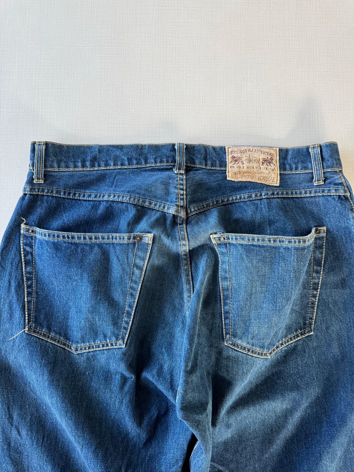 90s 스투시 빅올 데님 팬츠 상품이미지8