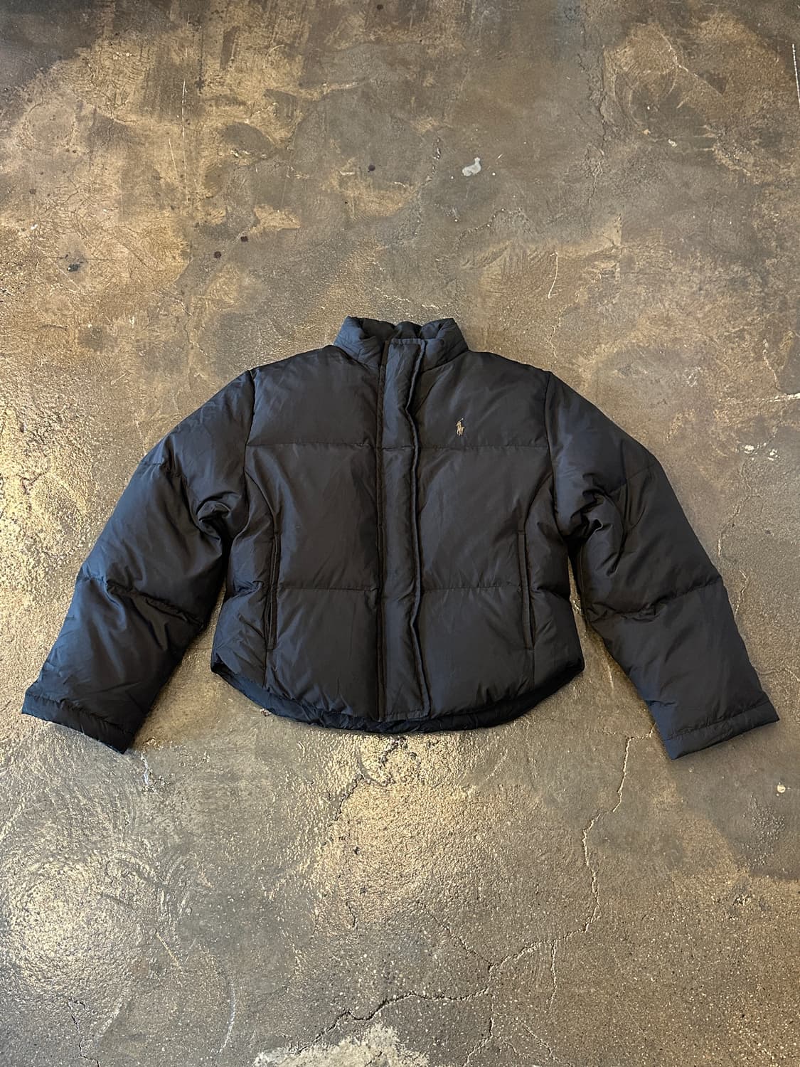 폴로 랄프로렌 숏패딩 블랙 kids L 상품이미지1