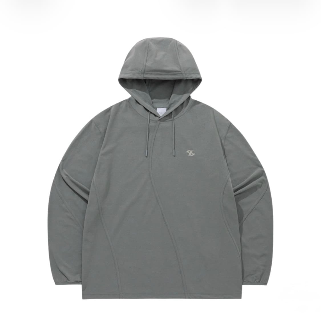 산산기어 롱슬리브 후디 카키 23FW 상품이미지1