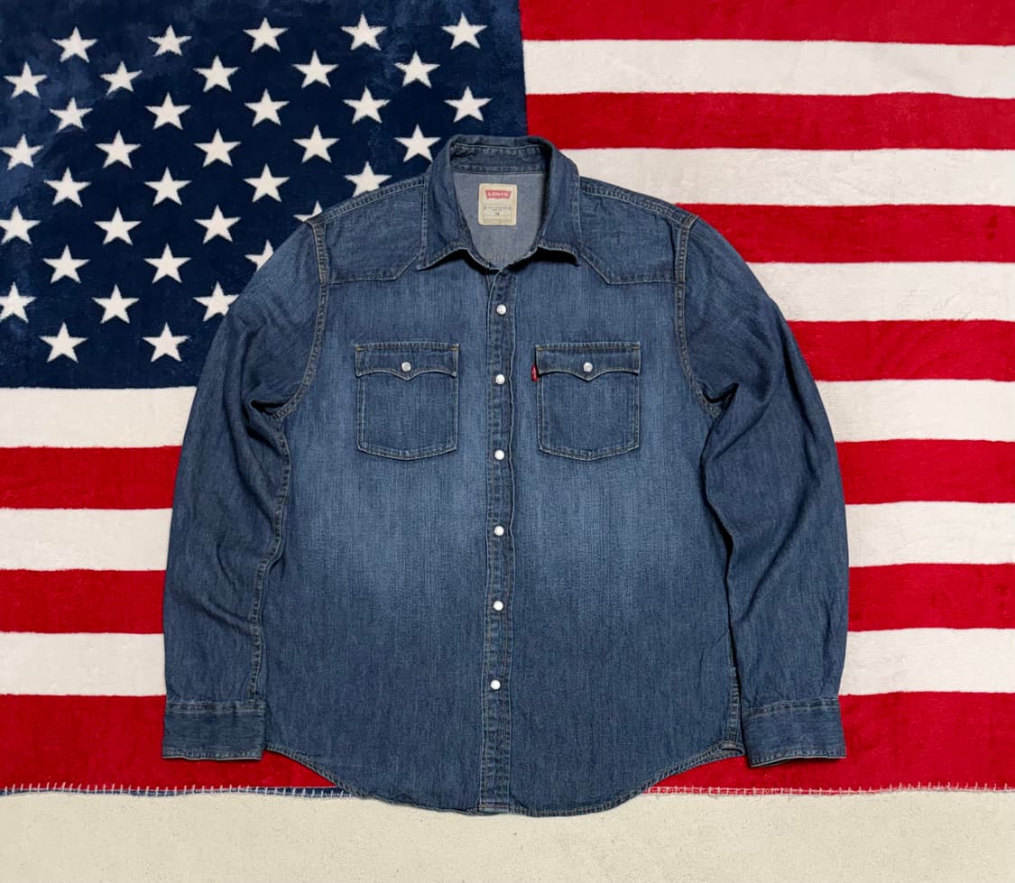 리바이스 웨스턴데님셔츠 Levi‘s Western Denim Shirt 상품이미지1