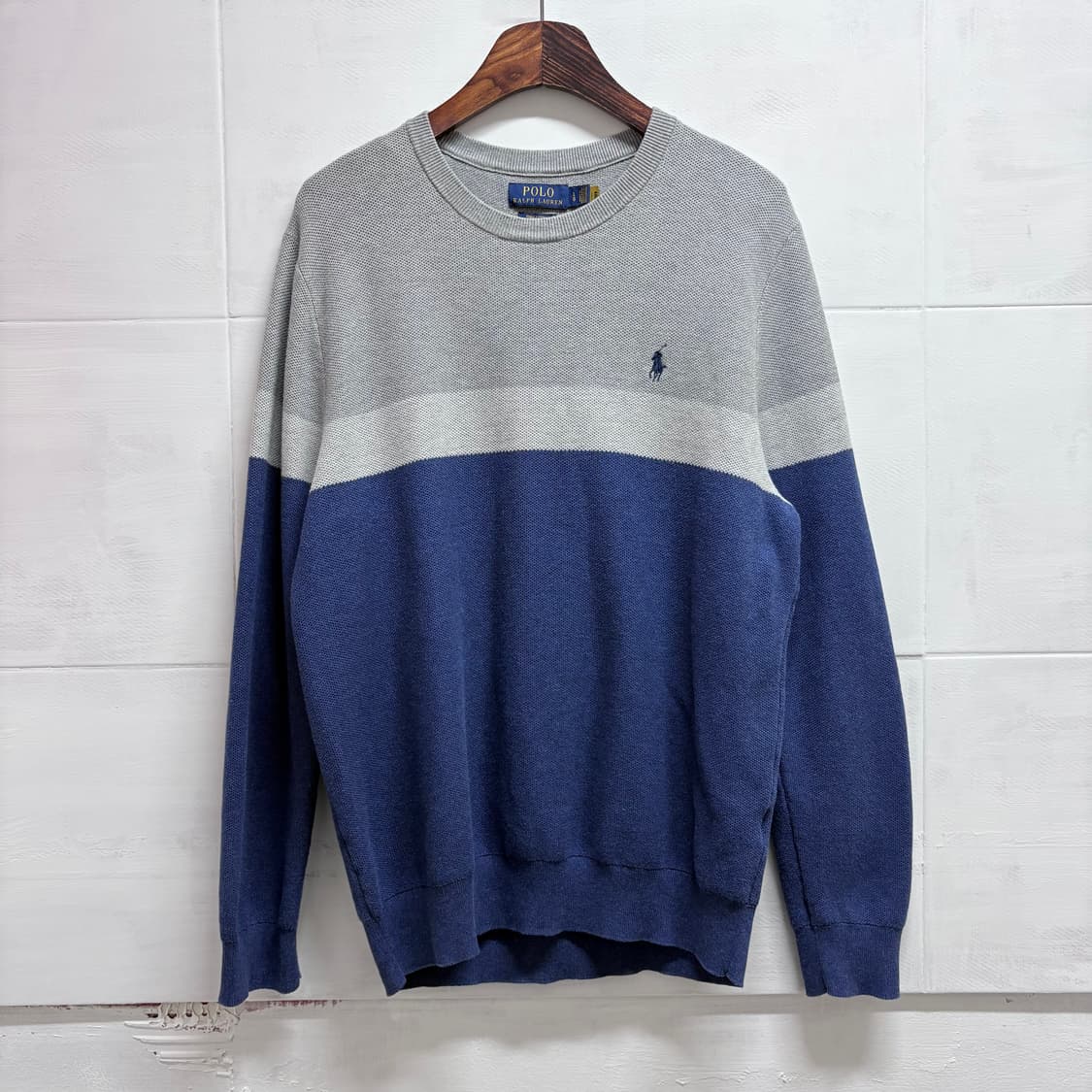 POLO Ralph Lauren 폴로 랄프로렌 피마코튼 와플니트 L  상품이미지1