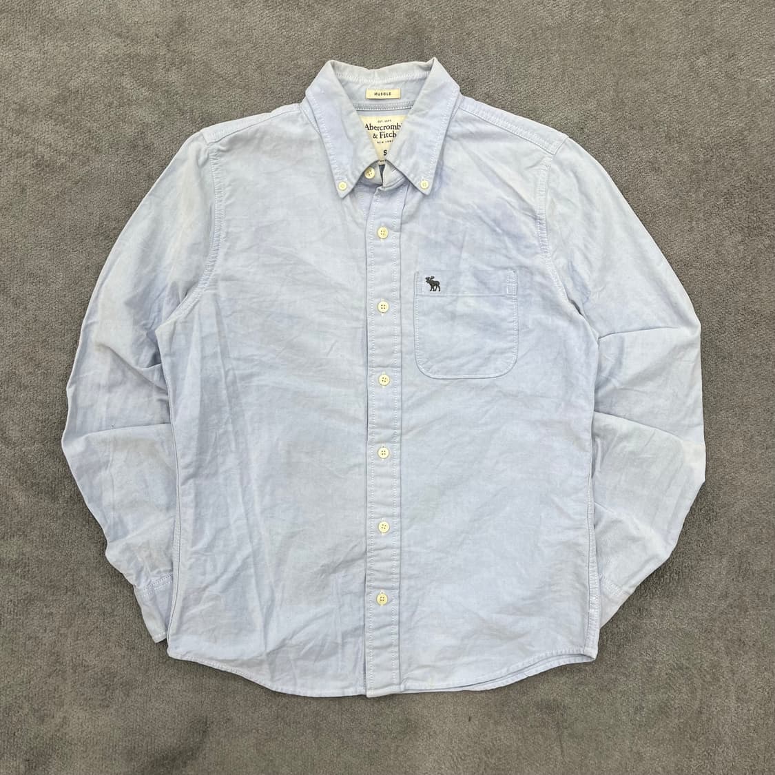 S 아베크롬비 연하늘 셔츠 상품이미지1