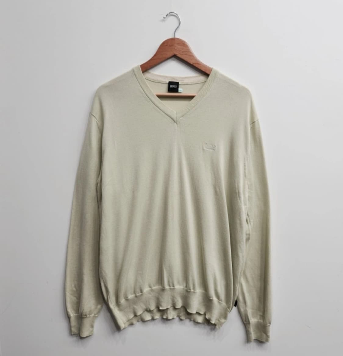 BOSS V넥 니트 멜론색 XL 상품이미지1