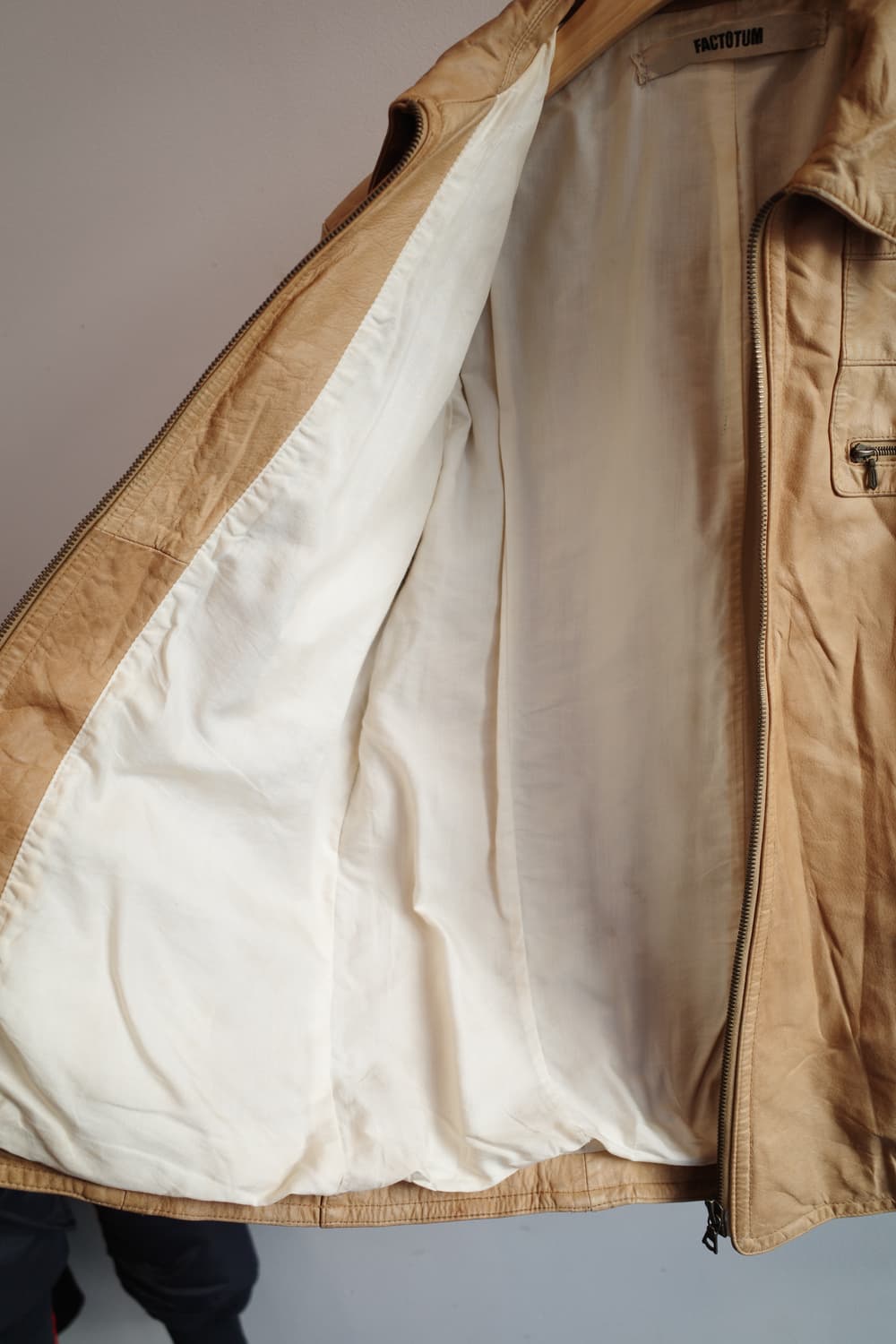 FACTOTUM 버팔로 레더 자켓 상품이미지5