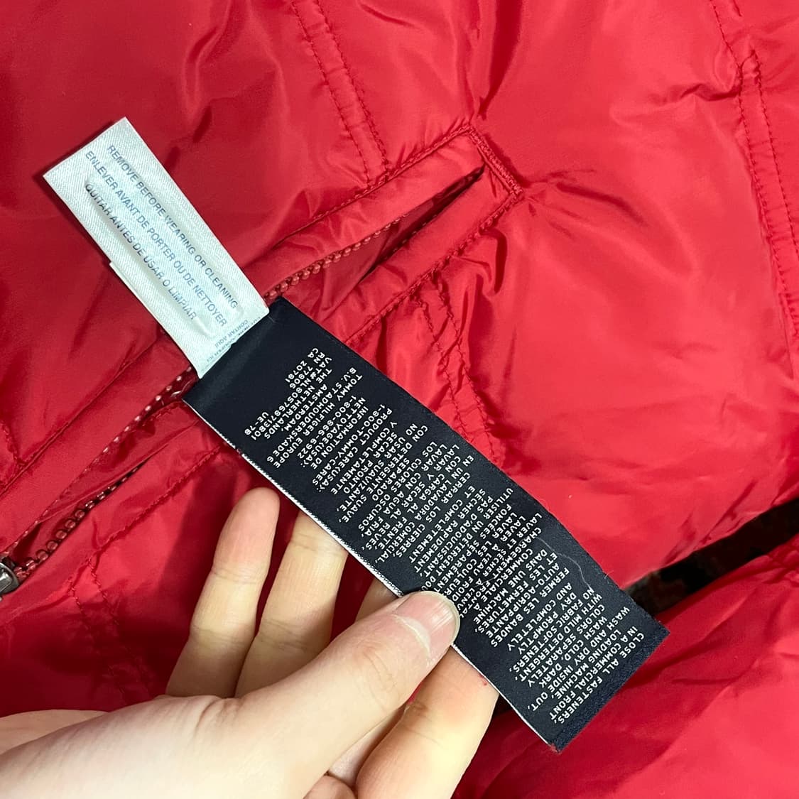 타미힐피거 리버시블 다운 패딩점퍼 남성M 상품이미지7