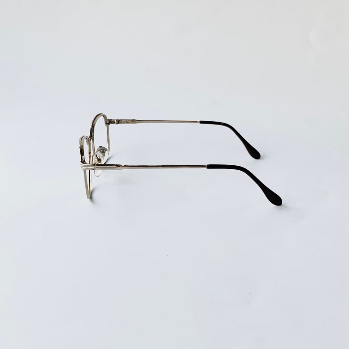 868 데드스탁 빈티지 골드 메탈 안경 브라운 포인트 스몰사이즈 사각 남 상품이미지4