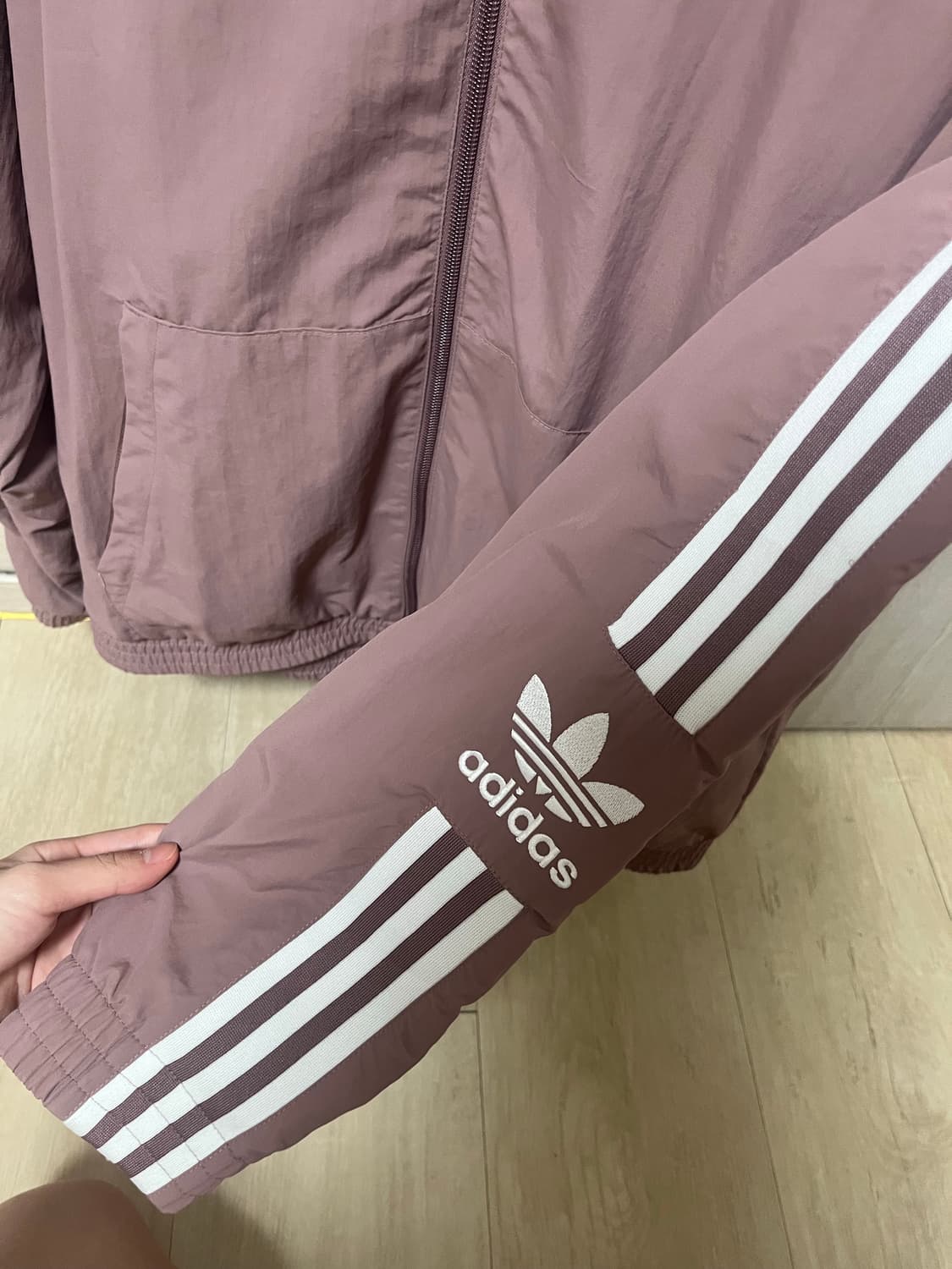 [M] 아디다스 트랙탑 셋업 인디핑크 (바람막이+조거팬츠) 상품이미지7