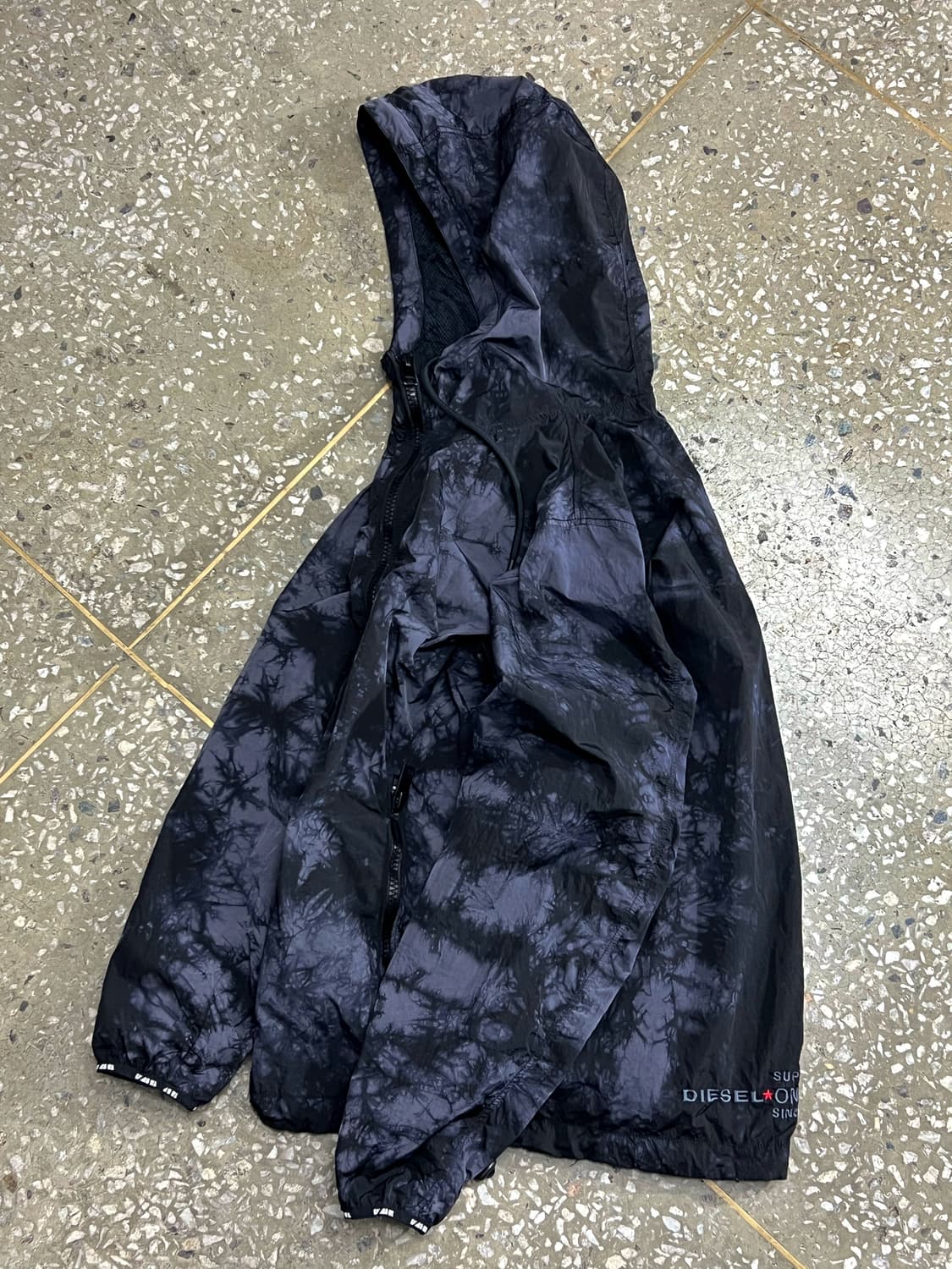 Diesel Tie-dye Nylon Hoodie Windbreaker  상품이미지1