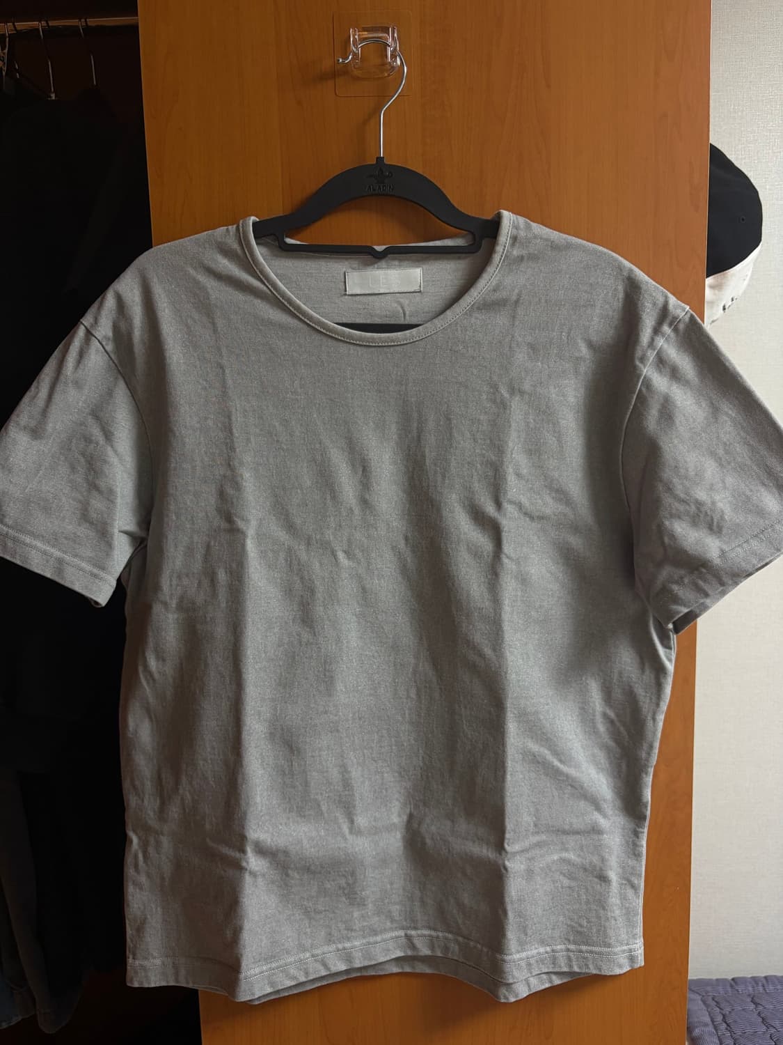 레스 LES Brev t-shirt 그레이 1사이즈 상품이미지2