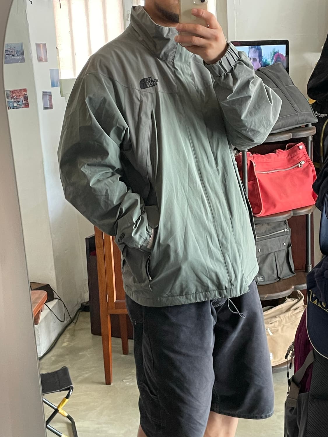 노스페이스 바람막이 카키 그레이 XL 상품이미지9
