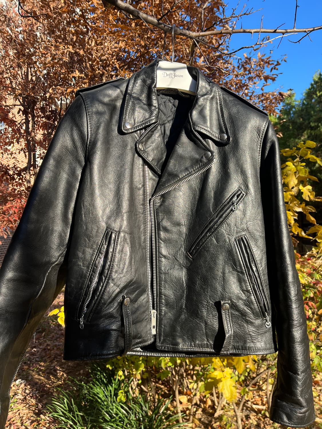 70s 빈티지 할리데이비슨 amf 레더 자켓 상품이미지2