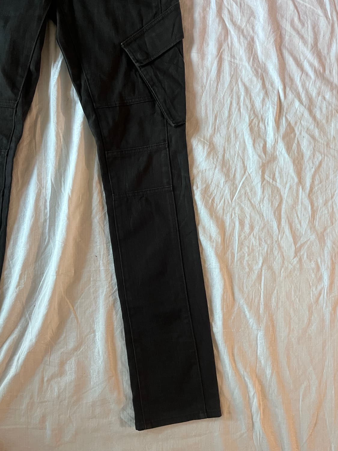 DKNY Jeans Black Biker Cargo Pants 상품이미지3