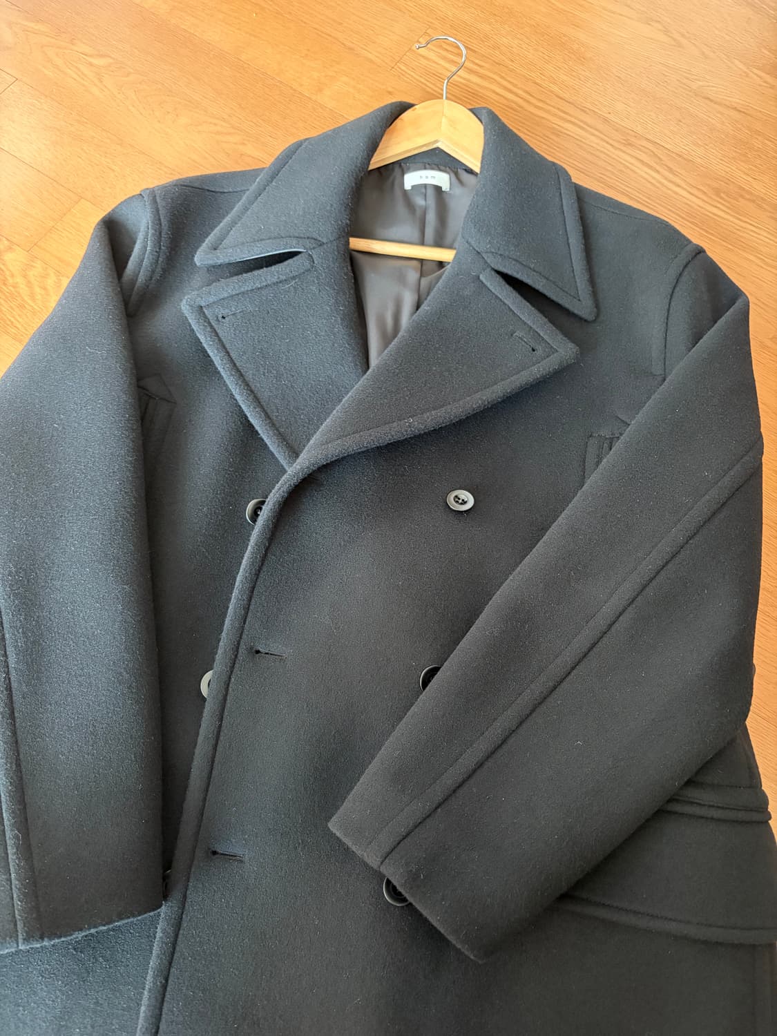 ham 피코트 블랙 1 상품이미지4