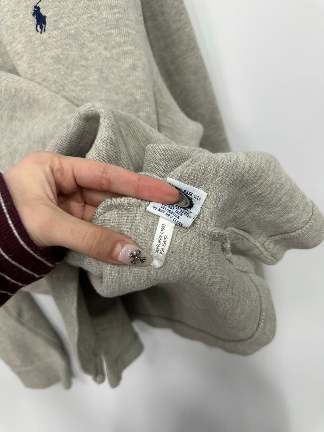 폴로 니트 반집업 상품이미지4