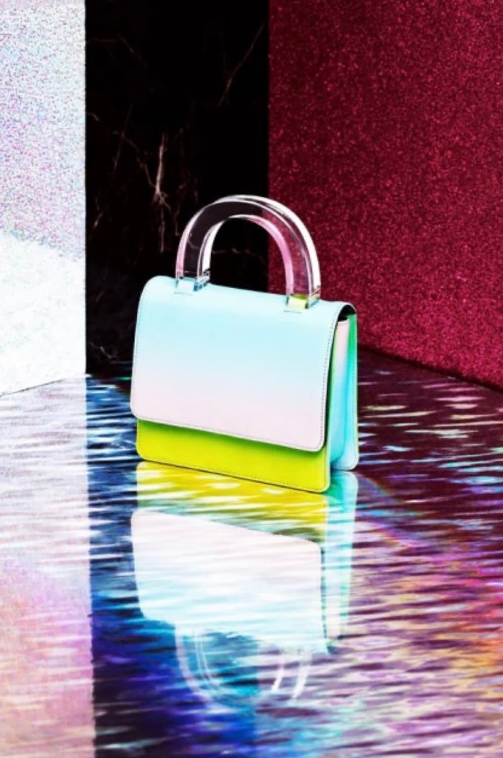 202factory 소가죽 파스텔 그라데이션 핸드백 토트백 가방 상품이미지1