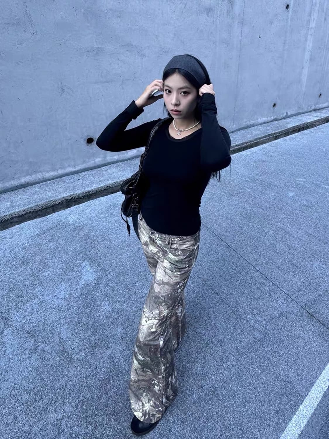 미스치프st 카모플라쥬 부츠컷 팬츠 #디스이즈네버뎃 오호스 스컬프터 상품이미지9