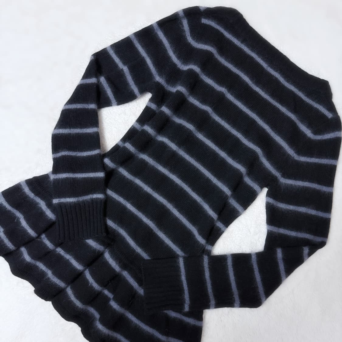 Burberry 블루라벨 히메갸루 오네갸루 쿠로미 니트 ≽^•⩊•^≼ 상품이미지4