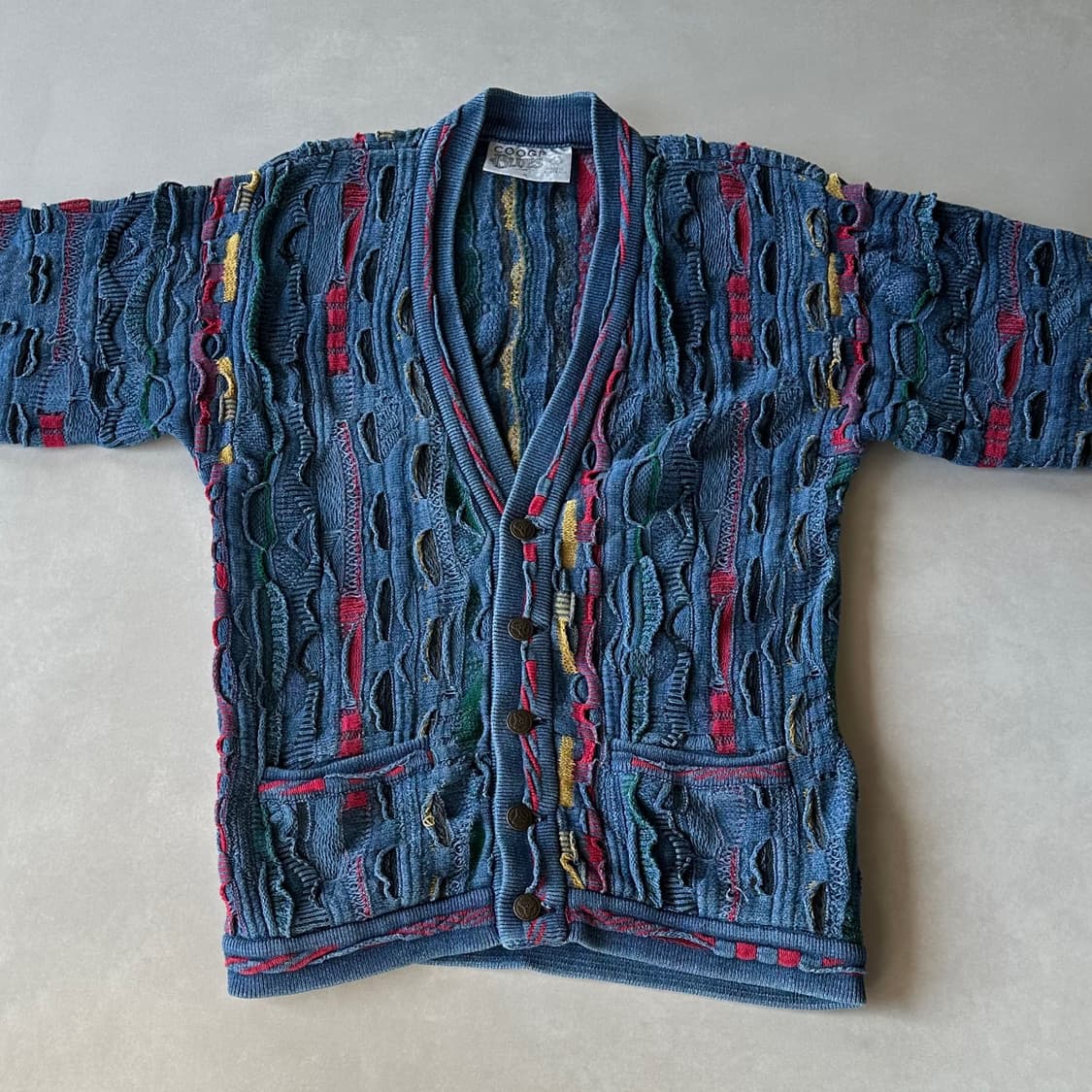 [M]쿠지 COOGI 케이블 니트 가디건 상품이미지2