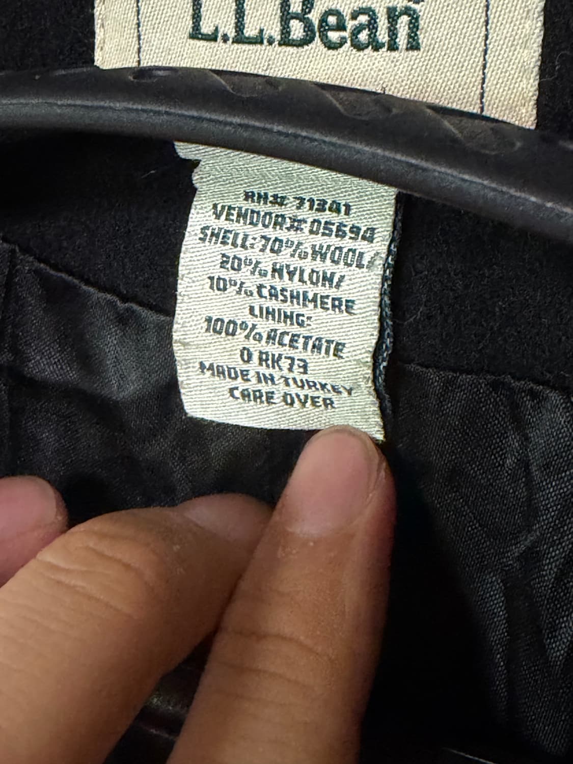 엘엘빈 캐시미어 롱코트 상품이미지8