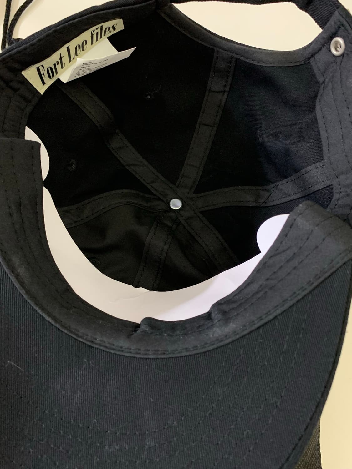 포트 리 파일즈 로고 블랙 볼캡 상품이미지3