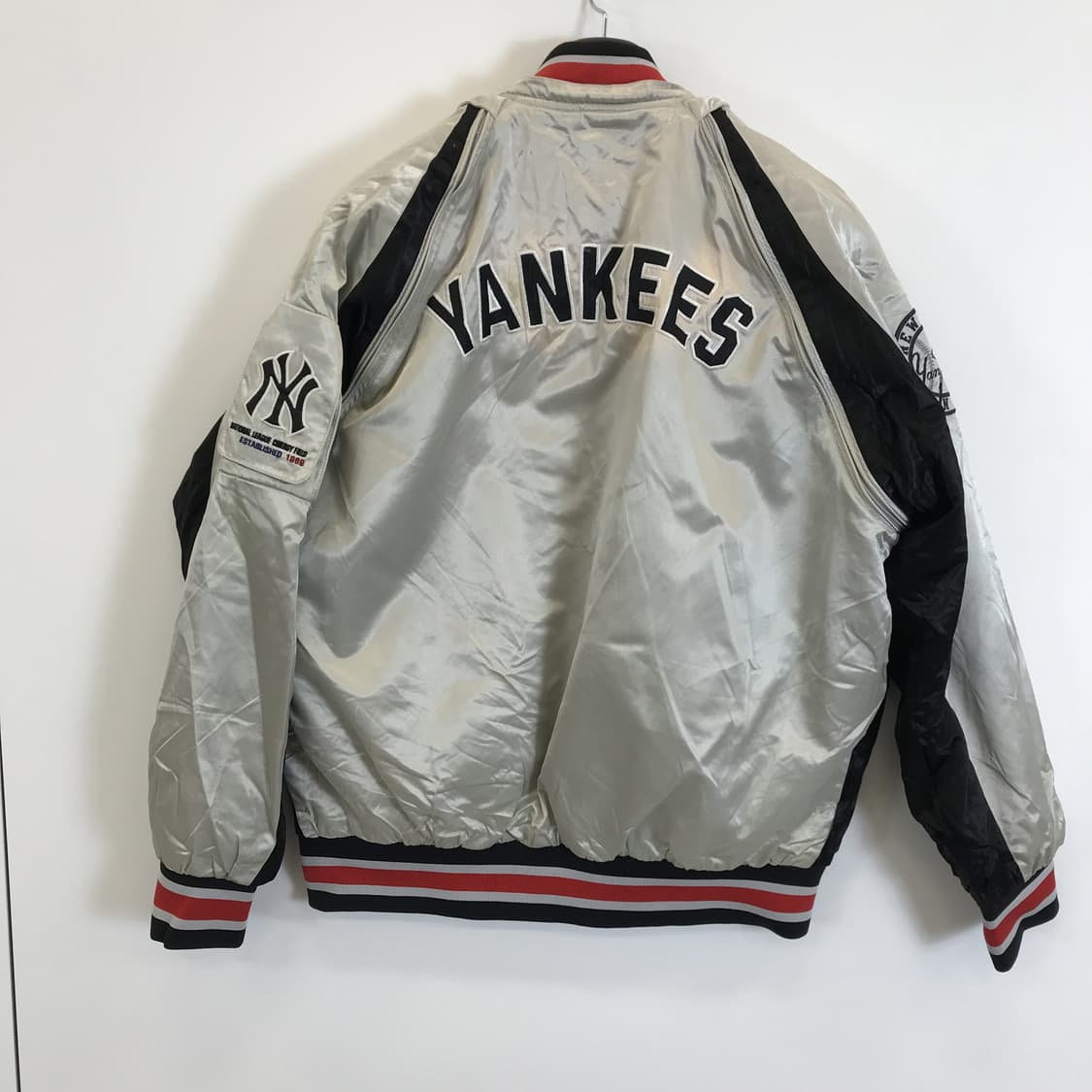 MLB 00s 사틴 양키스 바시티자켓 [100사이즈] 상품이미지4