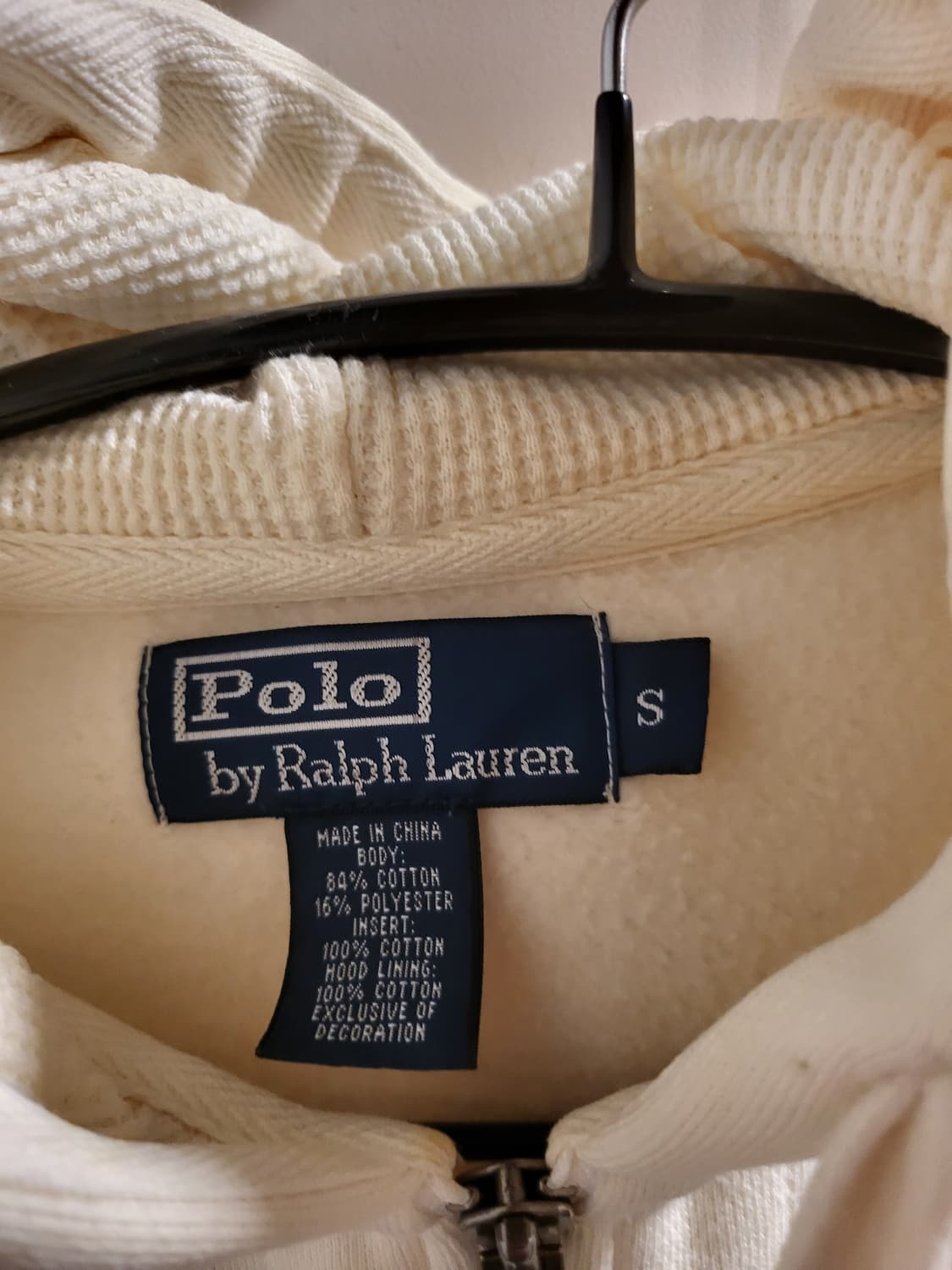 [S]폴로 랄프로렌 후드집업 아이보리 상품이미지6