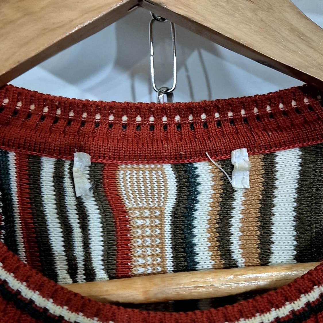 Vtg_케이블 패턴 니트 상품이미지3