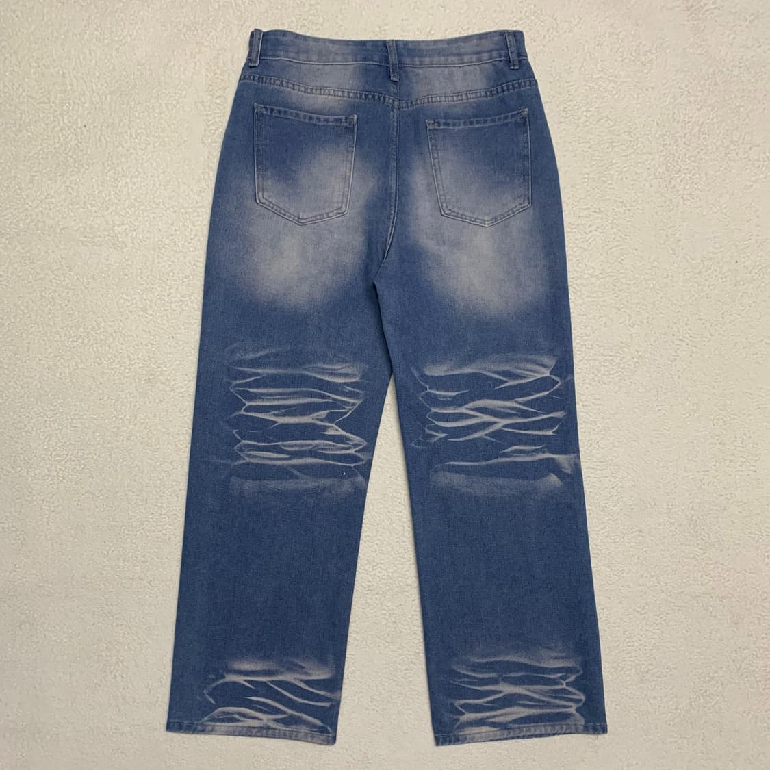 [34] VTG 와이드핏 워싱데님팬츠 상품이미지1