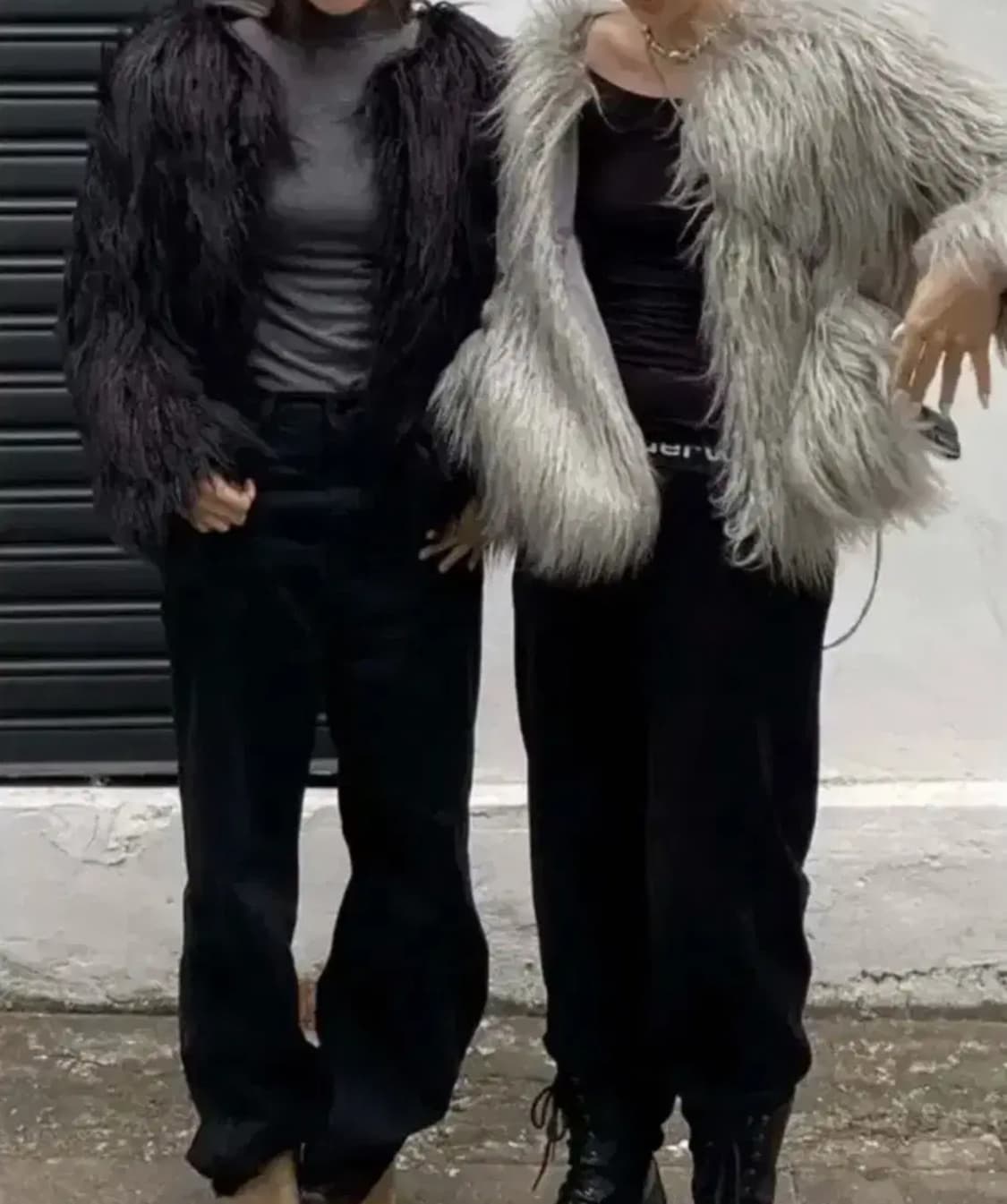 오도어 크루엘라 퍼자켓 블랙 상품이미지2