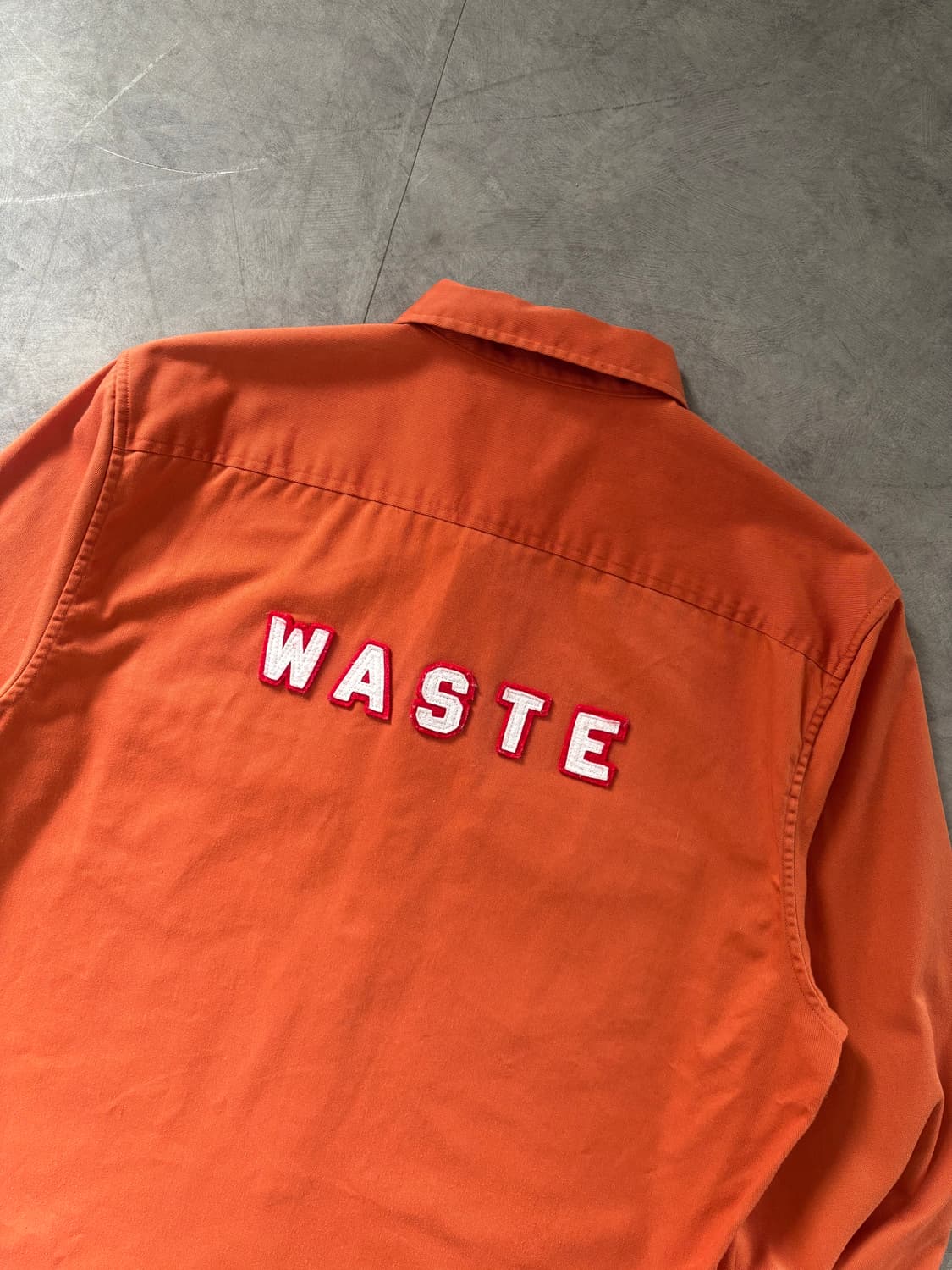 Supreme 슈프림 로고 오렌지 컬러 워크 셔츠 상품이미지8