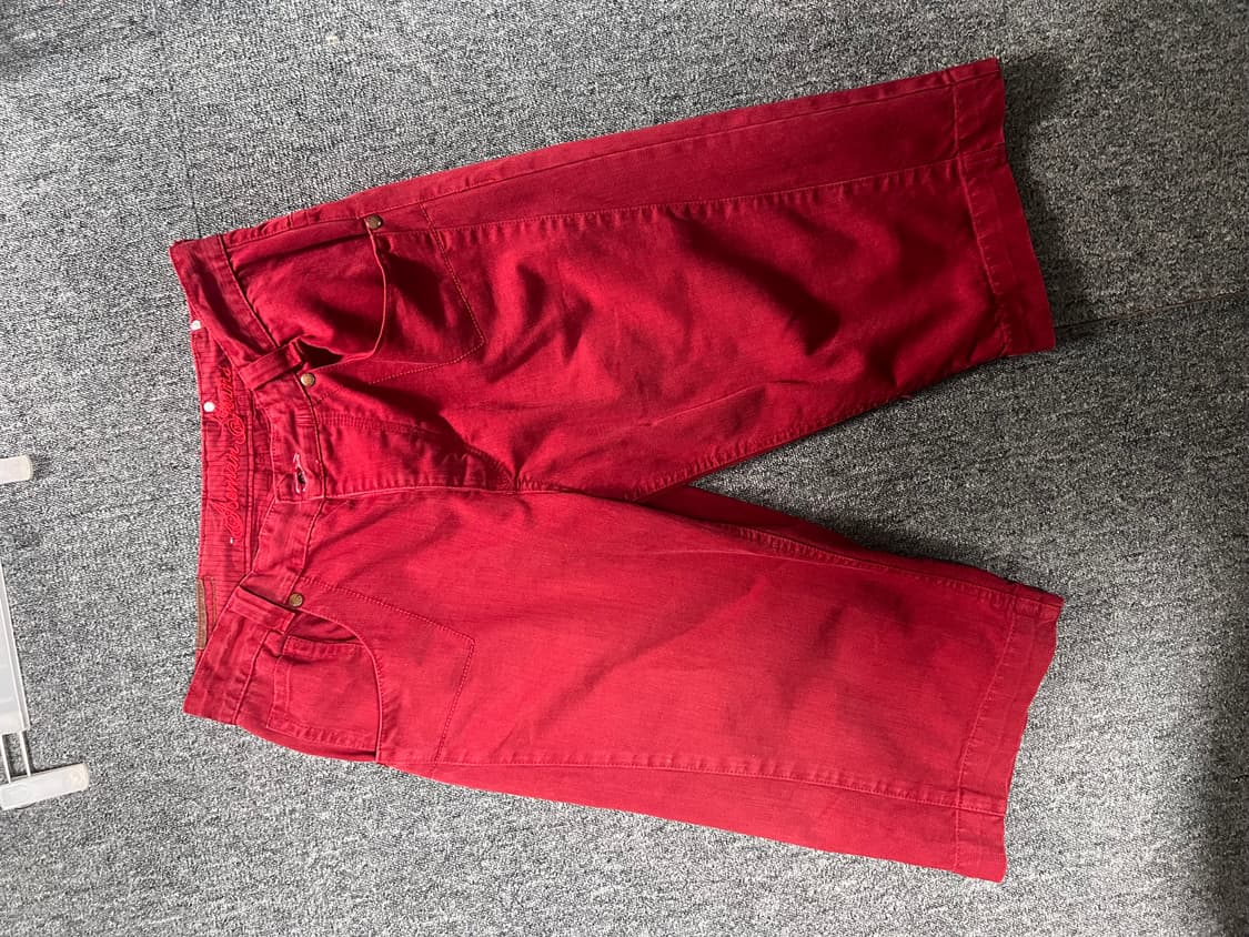 7부 팬츠 red 상품이미지1