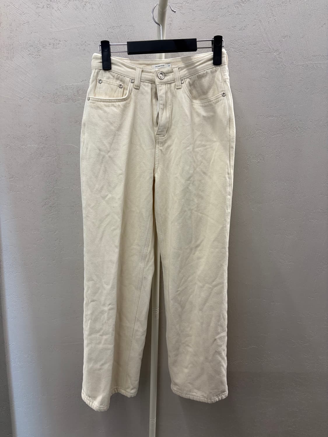 NOIRNINE 아이보리 데님 팬츠 S 상품이미지2