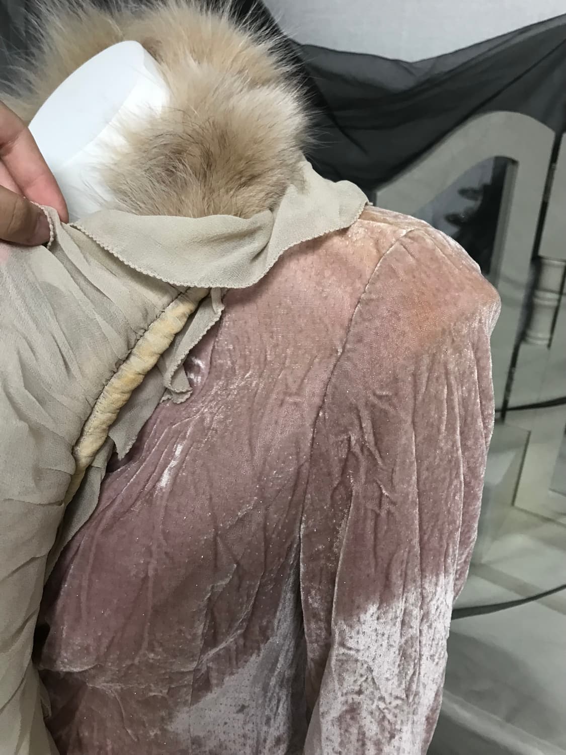 페어리 벨벳 퍼 가디건 자켓 상품이미지5