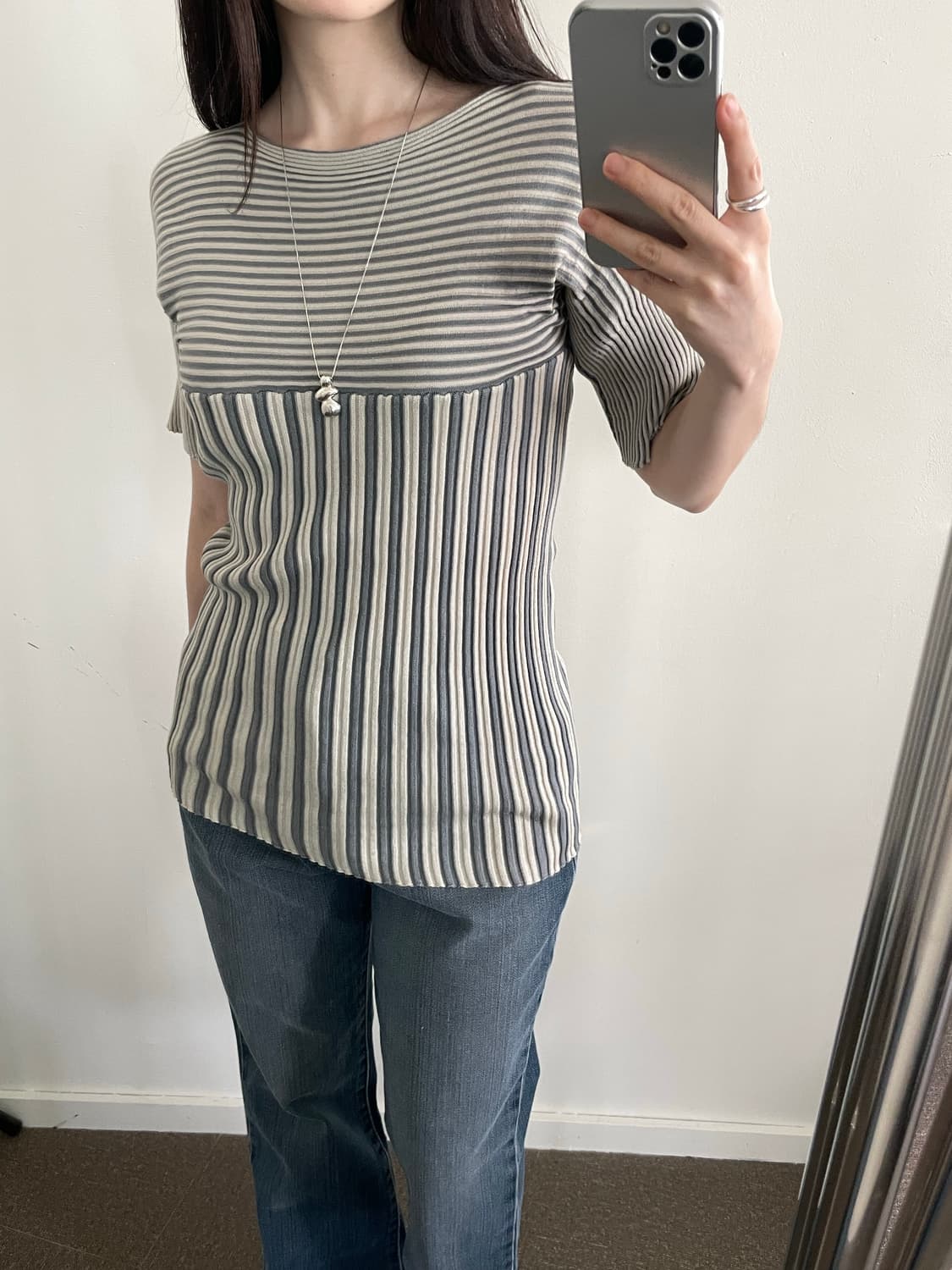 ARMANI COLLEZIONI cotton pleats knit 상품이미지9