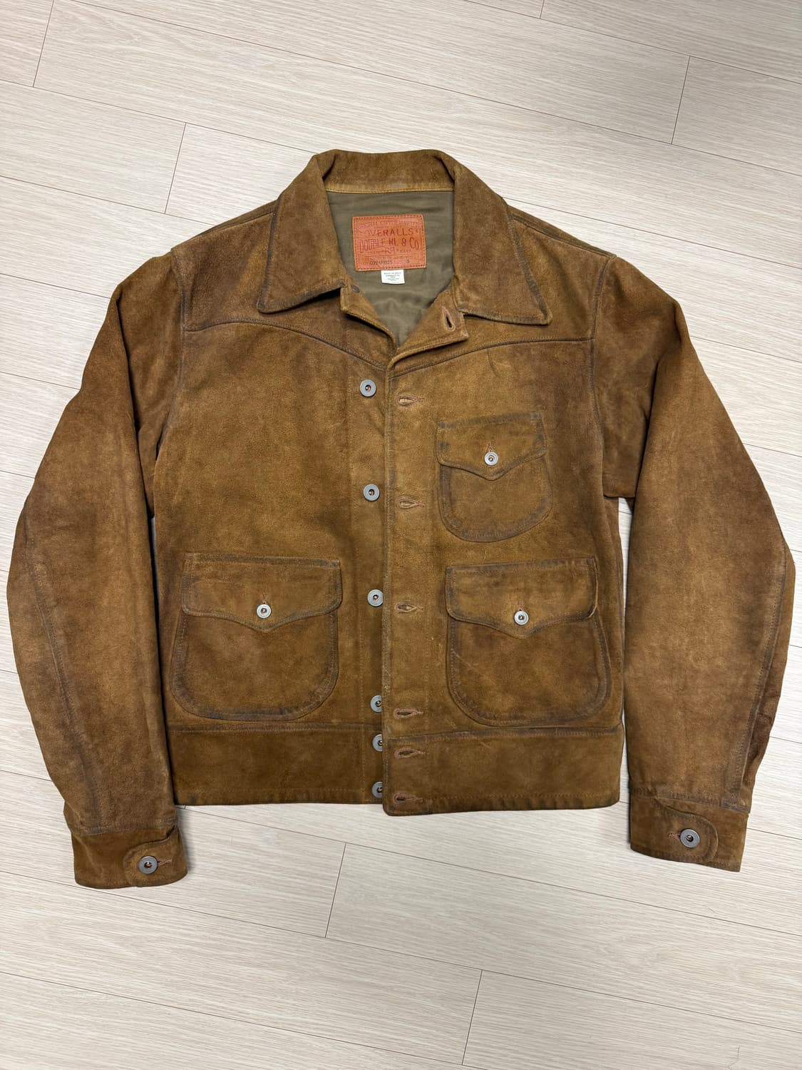 [s] rrl 러프아웃 스웨이드 자켓 상품이미지1