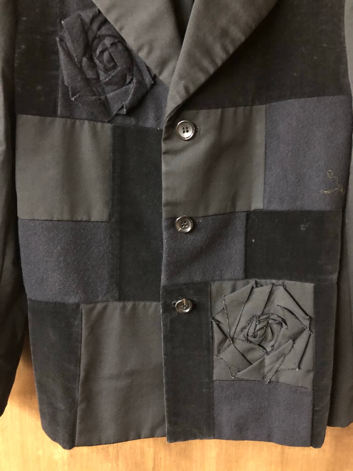 Comme des garcons 플라워 패치 블레이저 M 상품이미지2