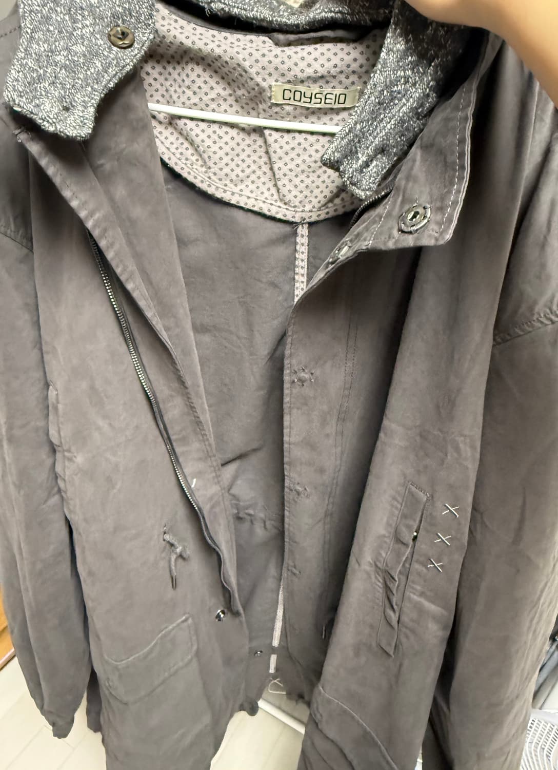 코이세이오 야상 차콜 상품이미지2