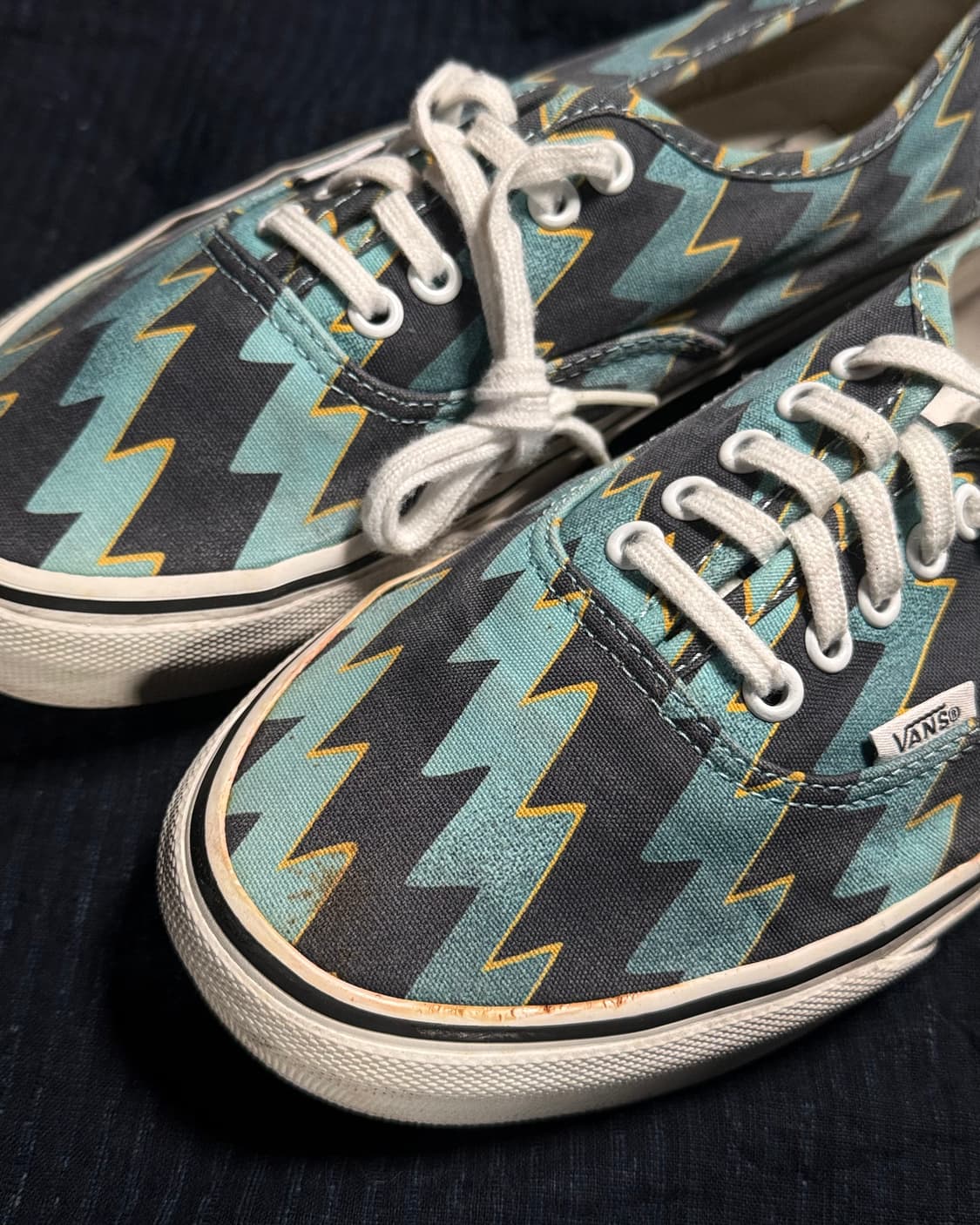 반스 x 겐조 어센틱 ‘라이트닝 볼트 - 아쿠아 블루’ US10 상품이미지3