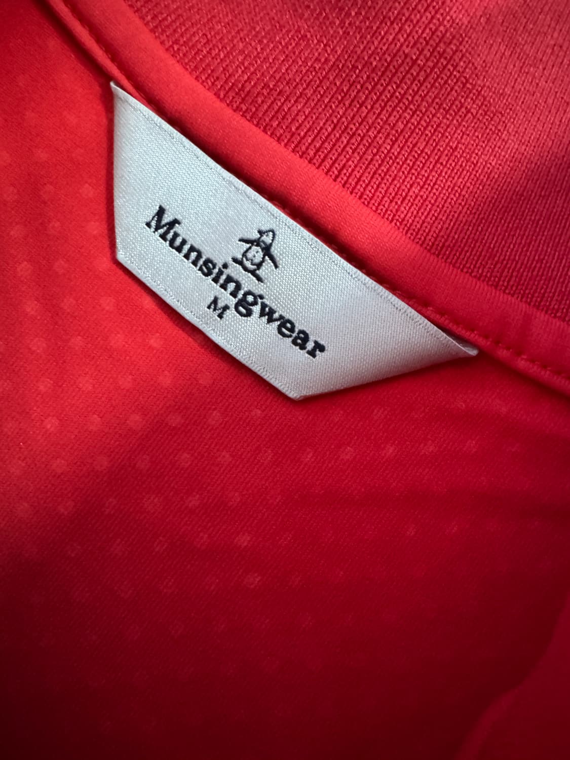 정품 여성 먼싱웨어 골프 기능성 도트 긴팔 카라 티셔츠 상품이미지3