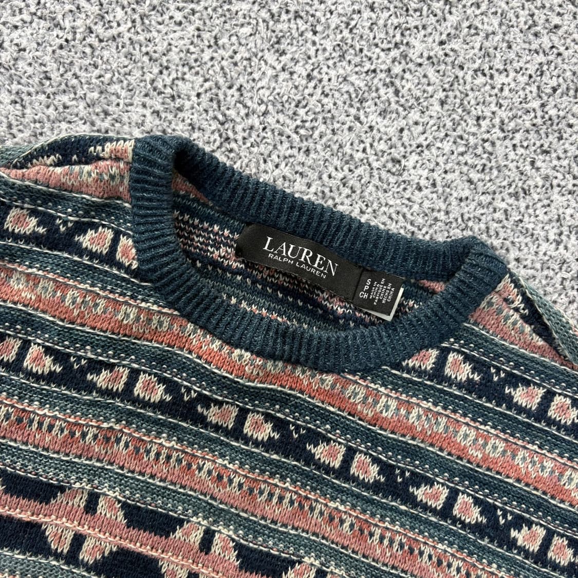 S 로렌 랄프로렌 페어아일 반팔 니트 0428J 상품이미지2