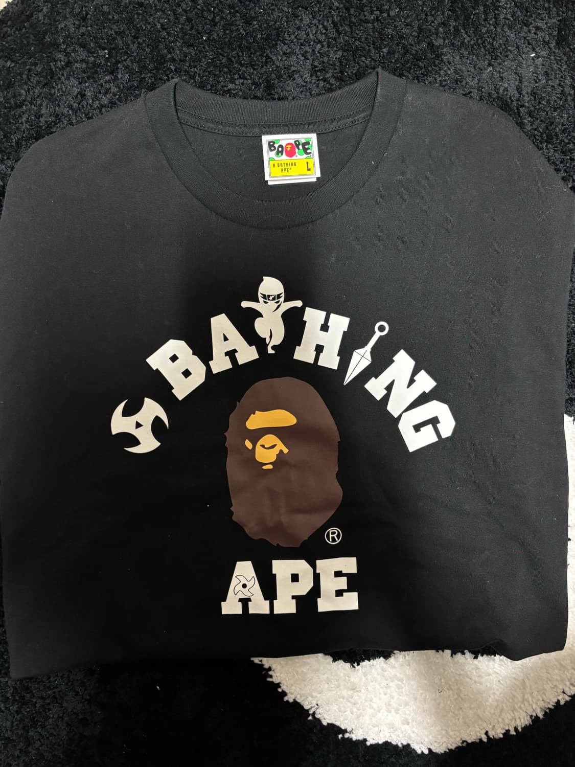 베이프 닌자 반팔티 L 상품이미지2