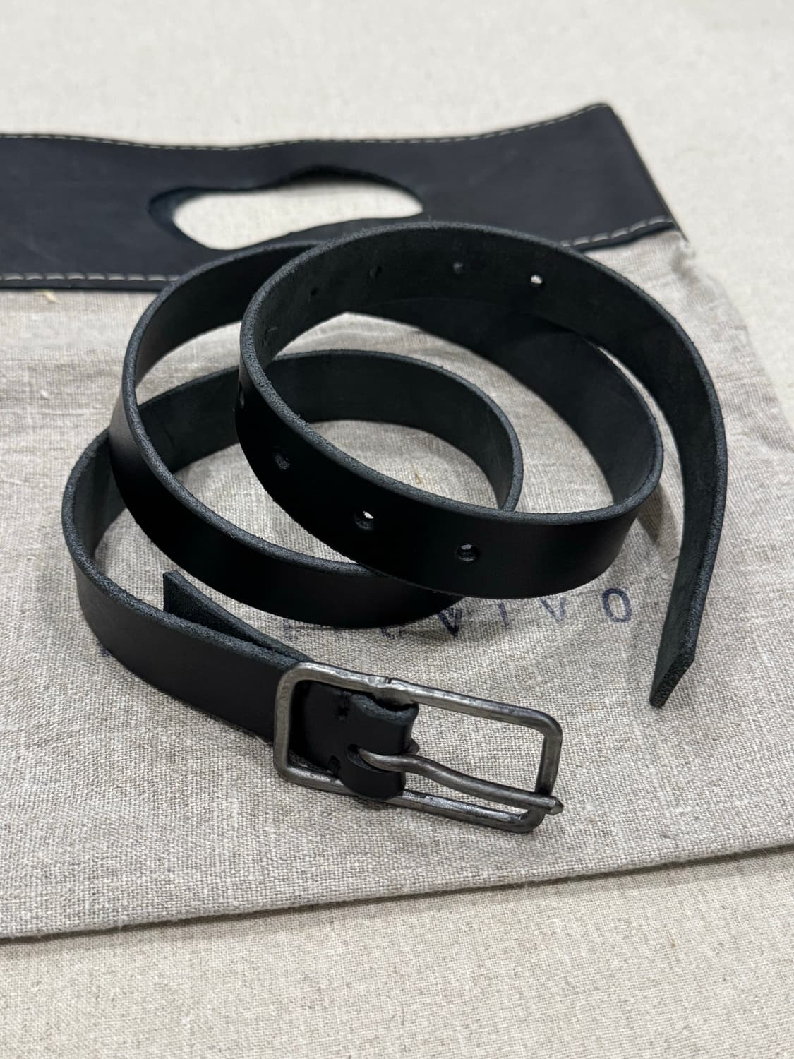 Tagliovivo 카프레더 핸드다이드 벨트 상품이미지1