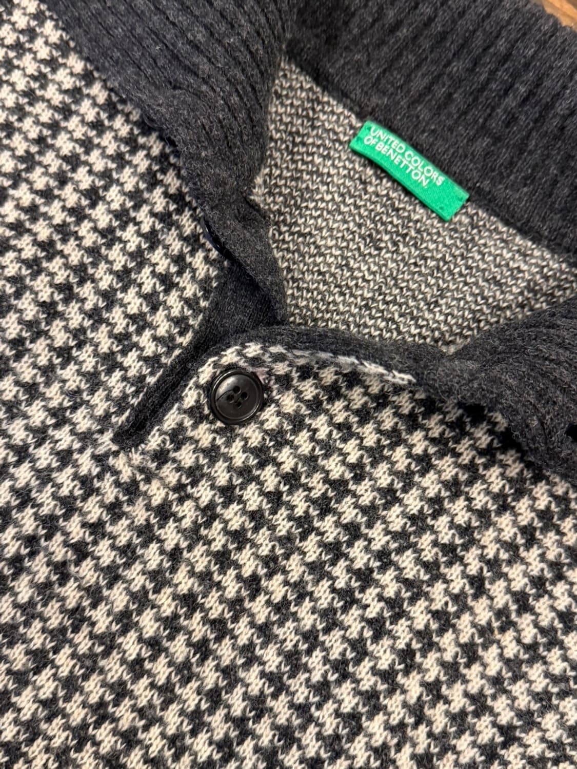 베네통 숄칼라 니트 55~66 상품이미지7