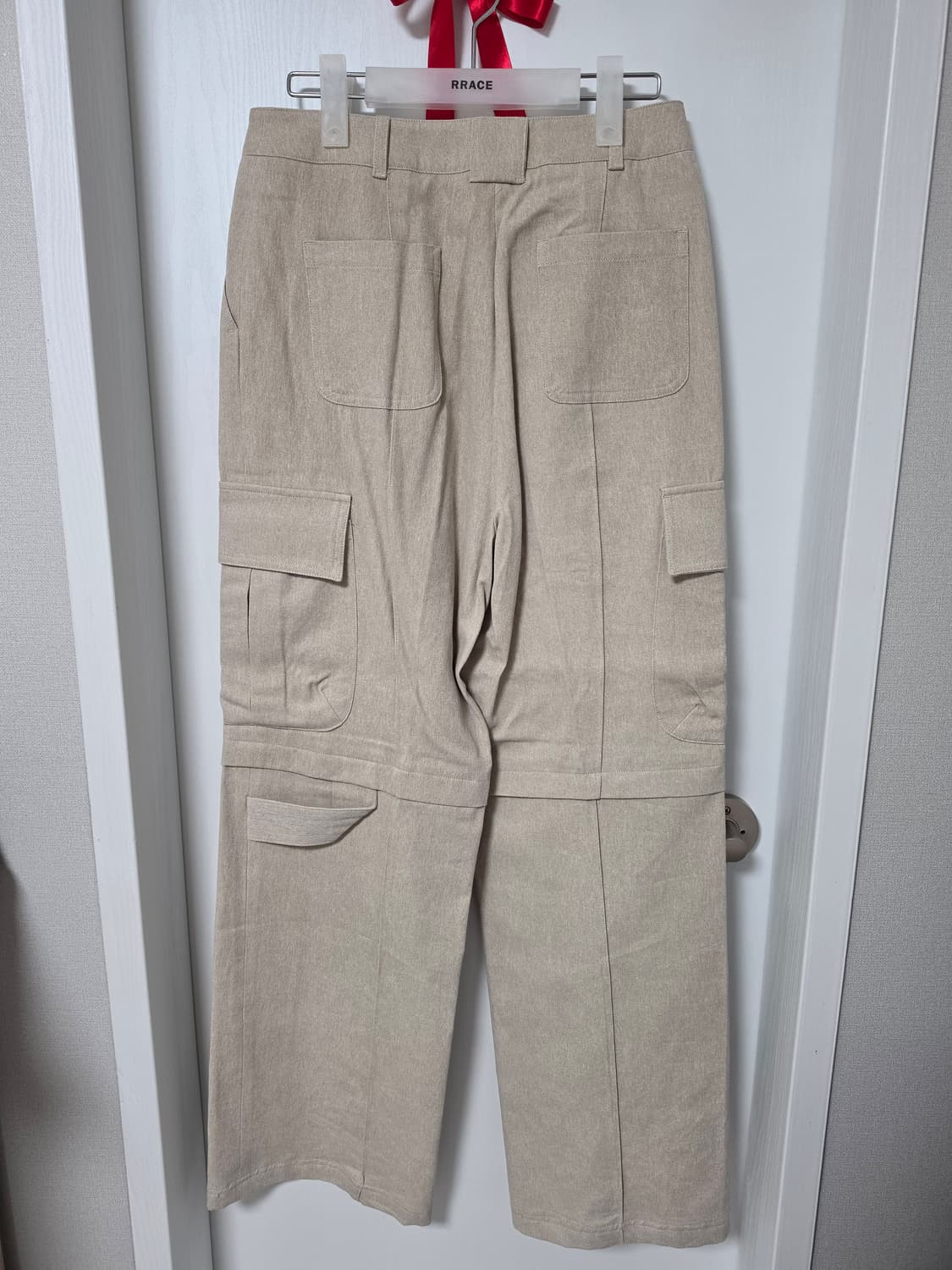 기준 코튼 카고 팬츠 라이트베이지 m 새상품 (기장수선ㅇ) 상품이미지3