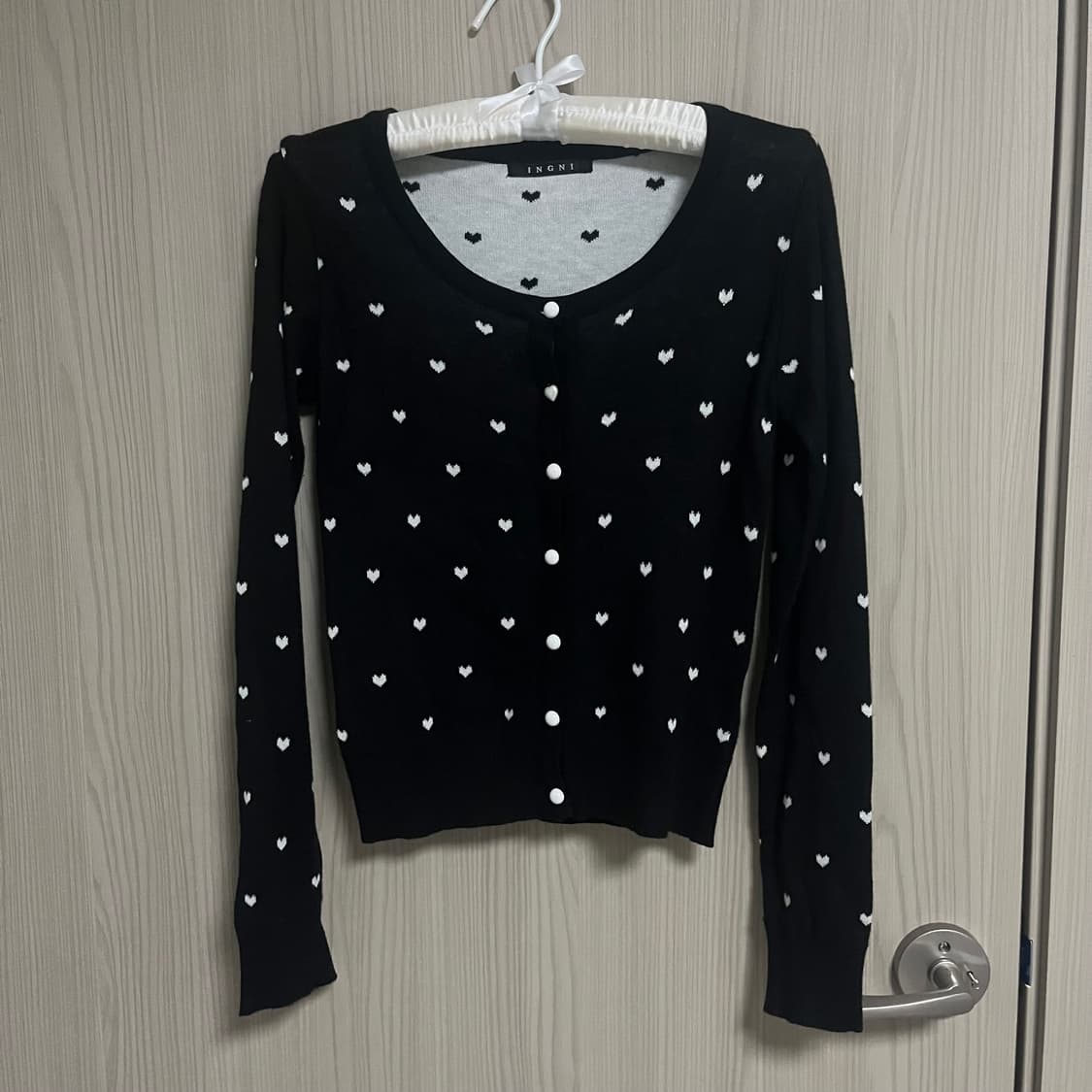 하트 도트 가디건 잉그니 ingni 일본빈티지 리즈리사 세실맥비 갸루 상품이미지1