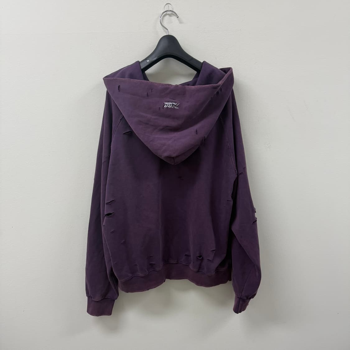 디스트로이드 후드집업 (vintage purple) 상품이미지3